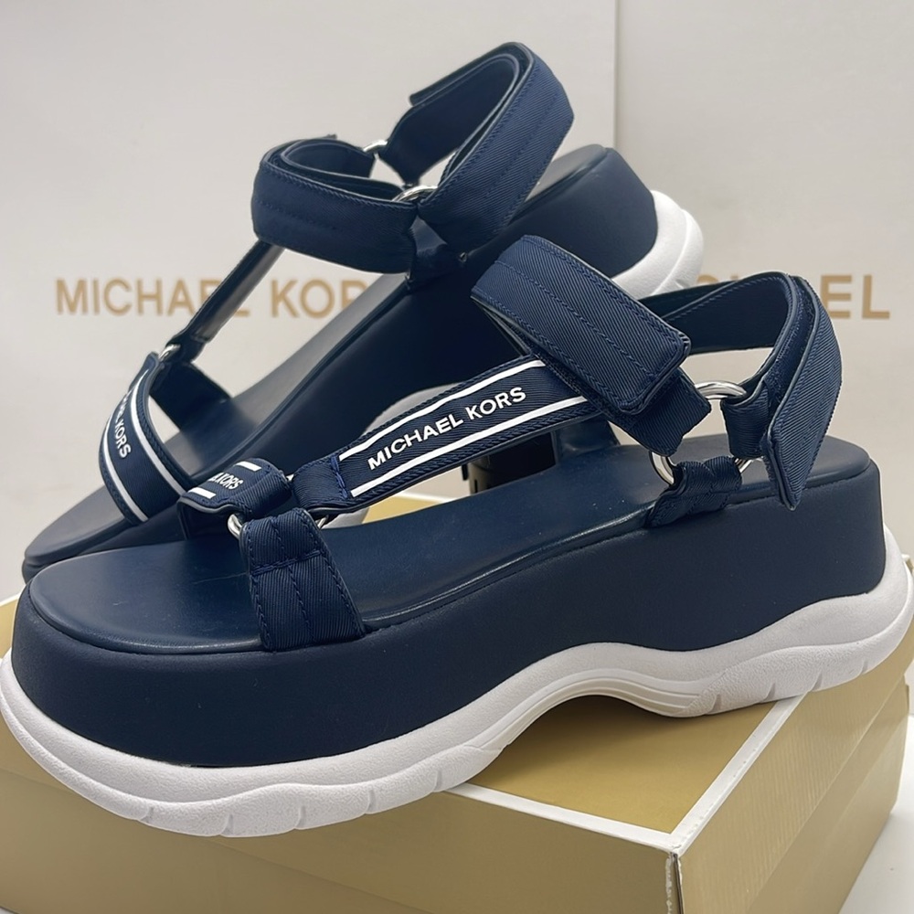 MICHAEL KORS Katrina Nylon Sport Platform Sandal
Navy
New - Picture 8 of 16